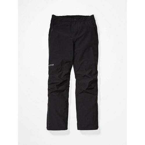 Marmot Rain Pants Black NZ - Minimalist Pants Mens NZ3174908